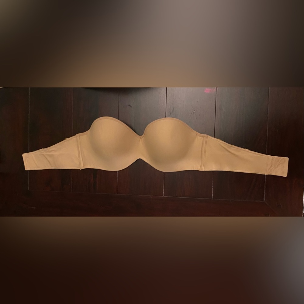 Lilyette strapless bra. Size 38C. Tan. Like new.